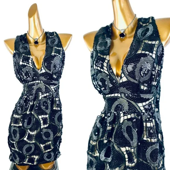 australian formal dress websites Women's Elegant Puff Sleeve Corset Floral V Neck Mini Dress